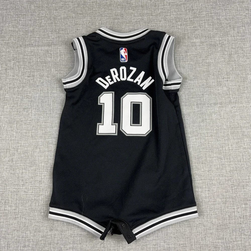 DeRozan San Antonio Spurs Jersey Boys 12-18 Months Black NBA Basketball 10 Nike